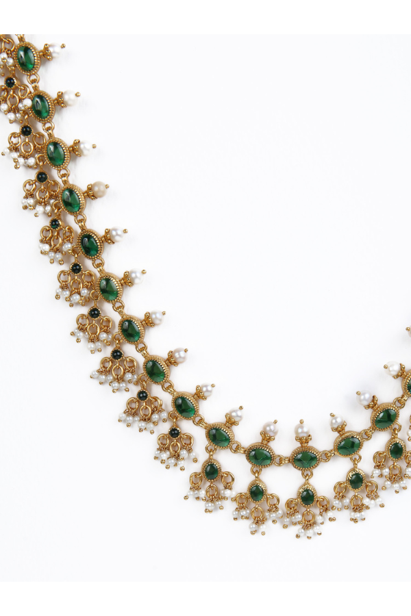 Ivani necklace - 925 silver gold polish