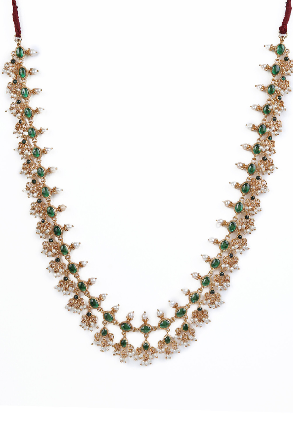Ivani necklace - 925 silver gold polish