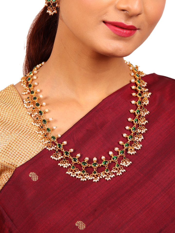 Ivani necklace - 925 silver gold polish