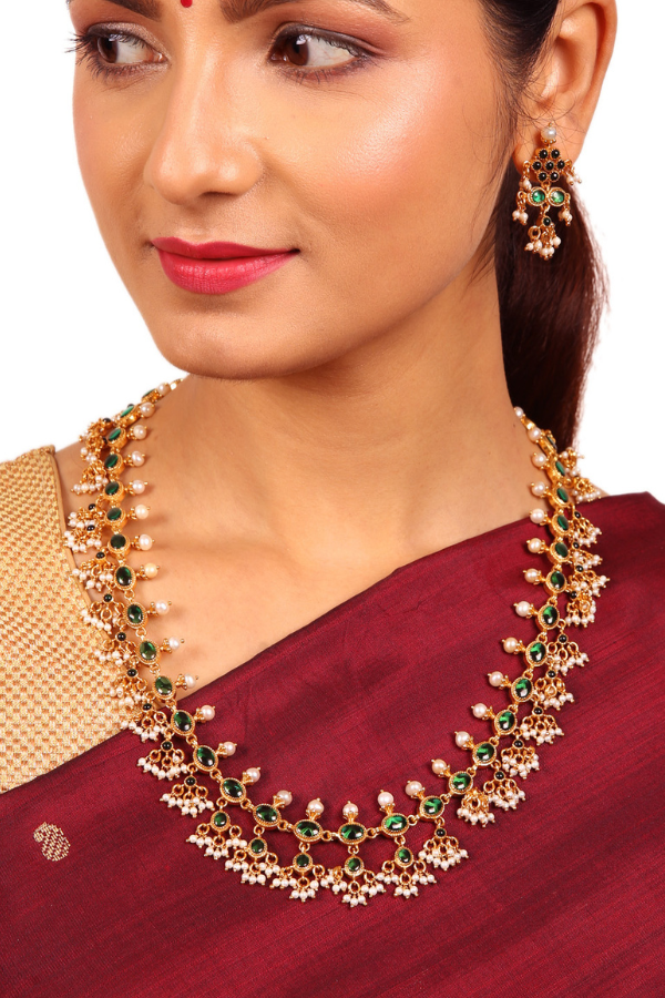 Ivani necklace - 925 silver gold polish
