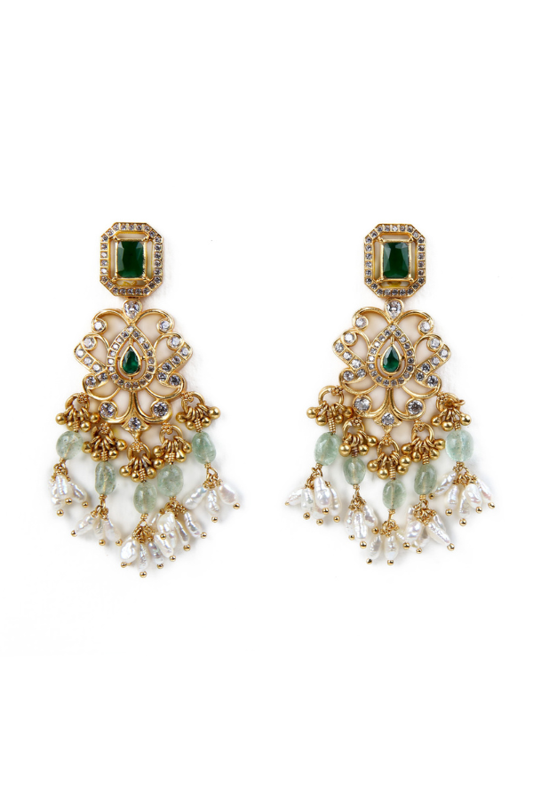 Janaki Necklace - 925 silver gold polish