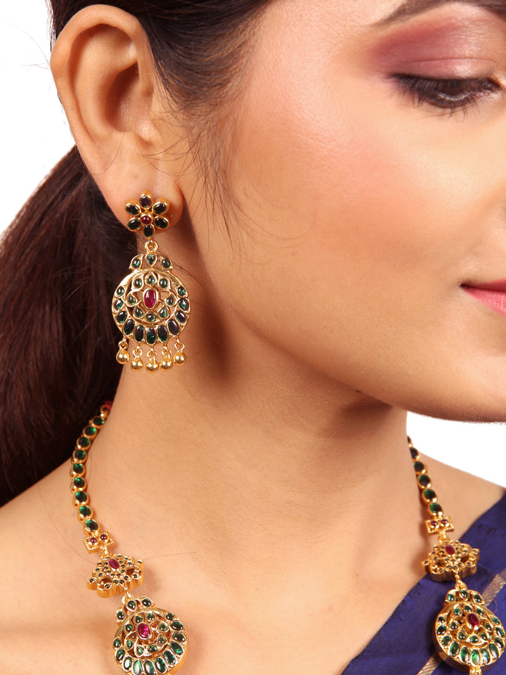 Jaya reversible necklace - 925 silver gold polish