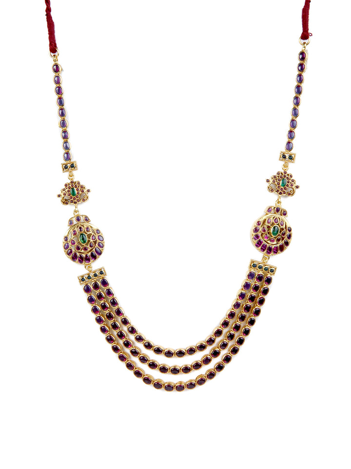 Jaya reversible necklace - 925 silver gold polish