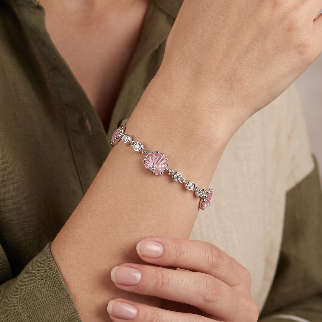 Shell Silver Bracelet