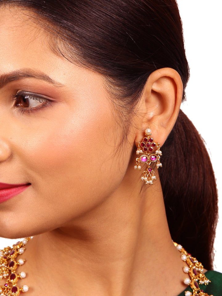 Kaamika Necklace - 925 silver gold polish