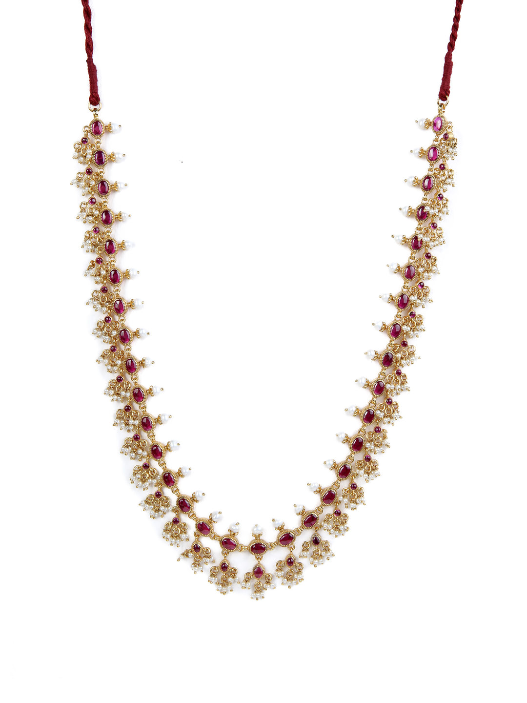 Kaamika Necklace - 925 silver gold polish