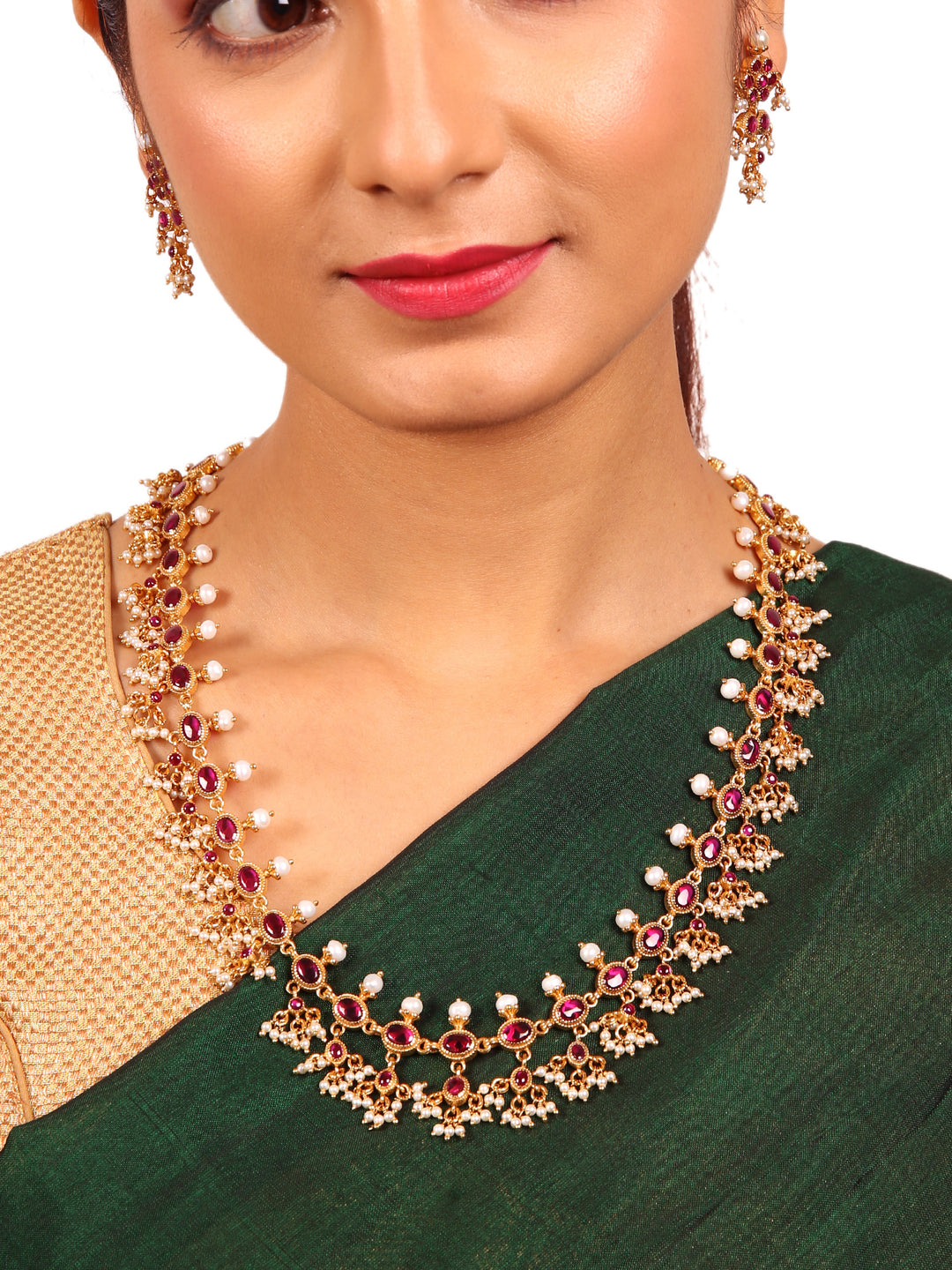 Kaamika Necklace - 925 silver gold polish