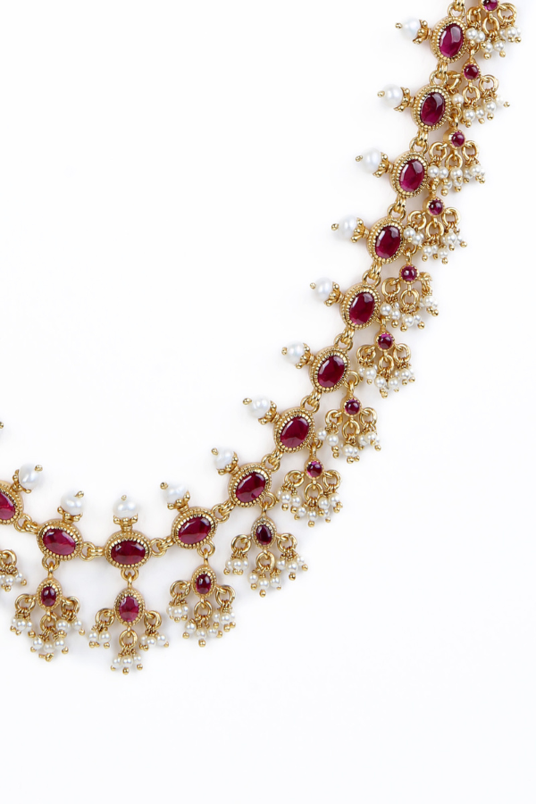Kaamika Necklace - 925 silver gold polish