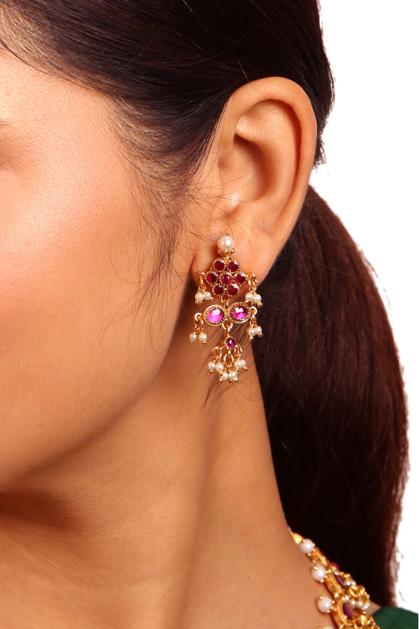 Kaamika Necklace - 925 silver gold polish