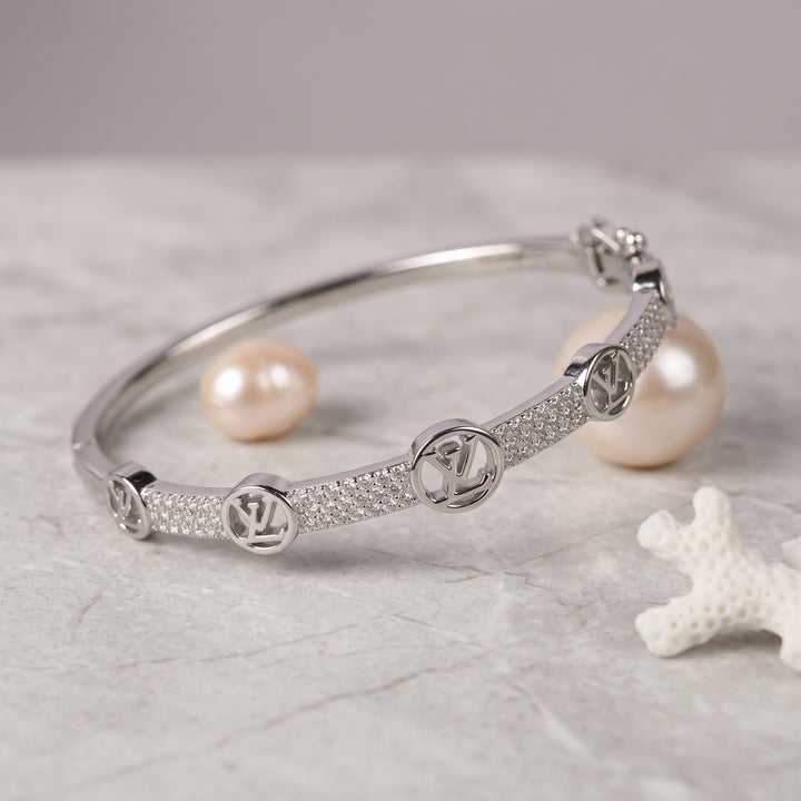 Inspired Luxury Silver Bangle