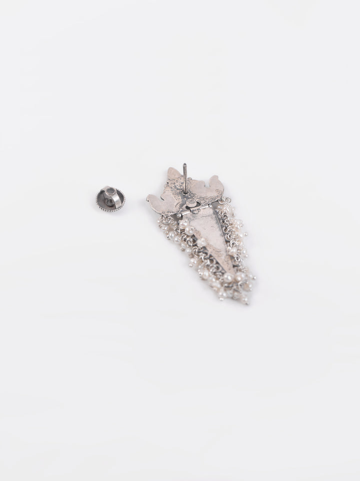 Kadambari Necklace - 925 oxidized silver