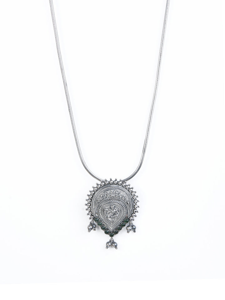 Kayal Necklace - 925 oxidized silver