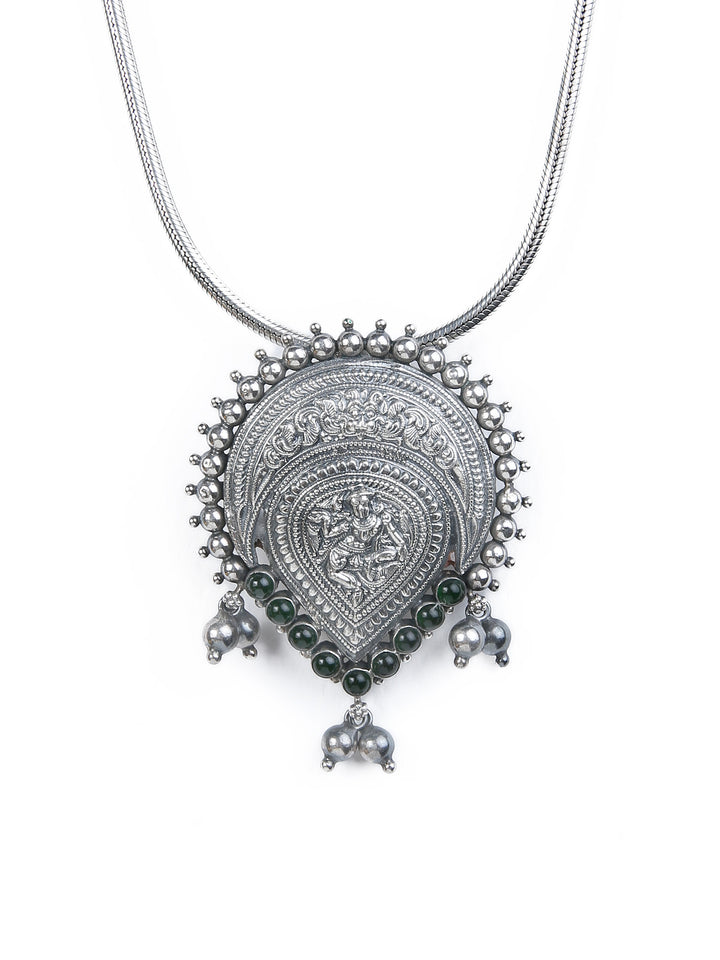 Kayal Necklace - 925 oxidized silver