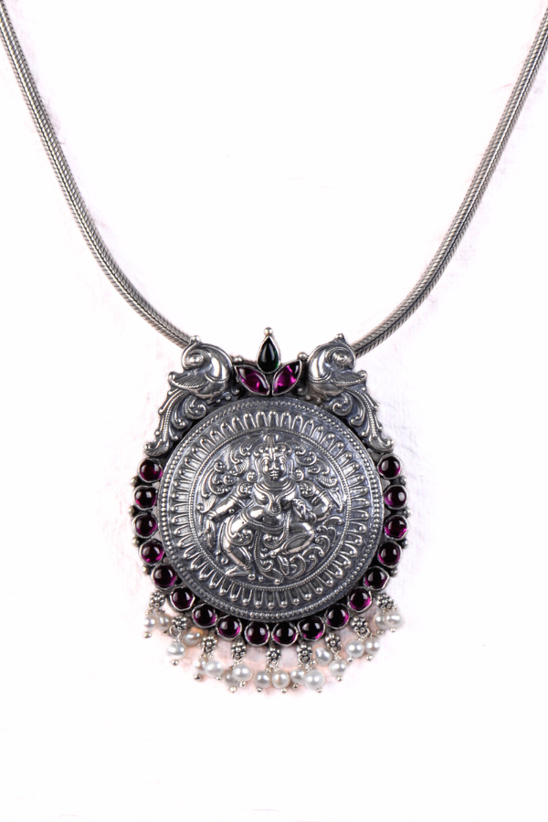 Krishna Necklace - 925 oxidized silver