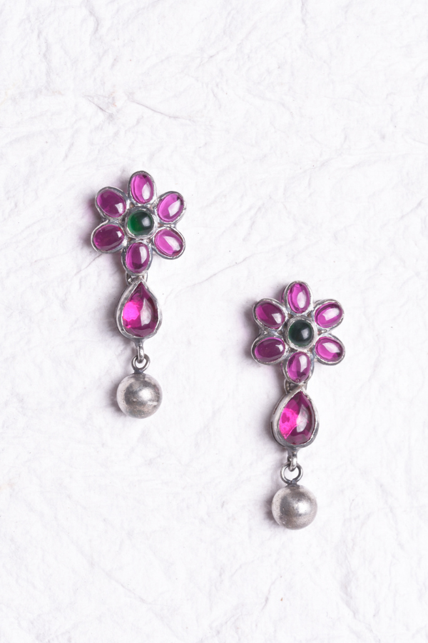 Kundavai Necklace - 925 oxidized silver