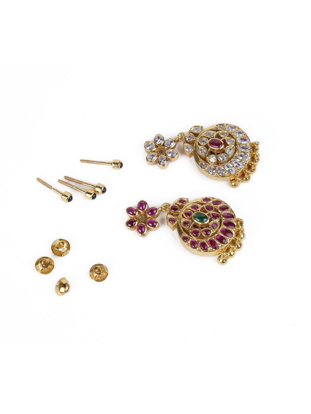 Malavika Reversible Necklace - 925 silver gold polish