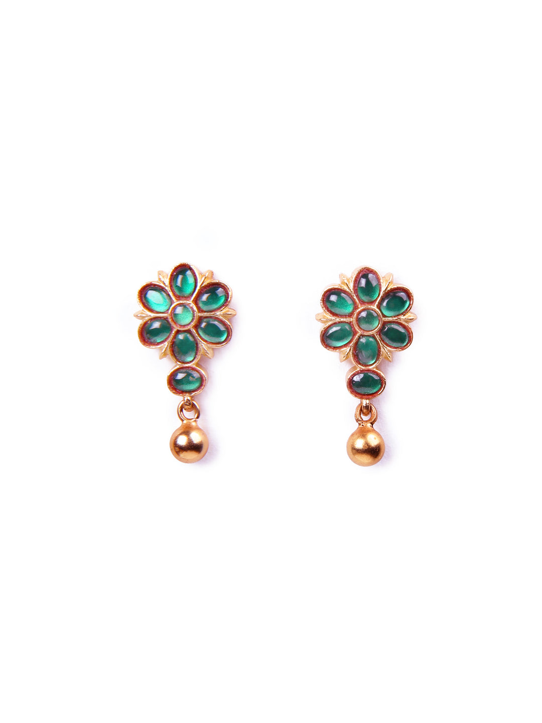 Malti stud - 925 silver gold polish