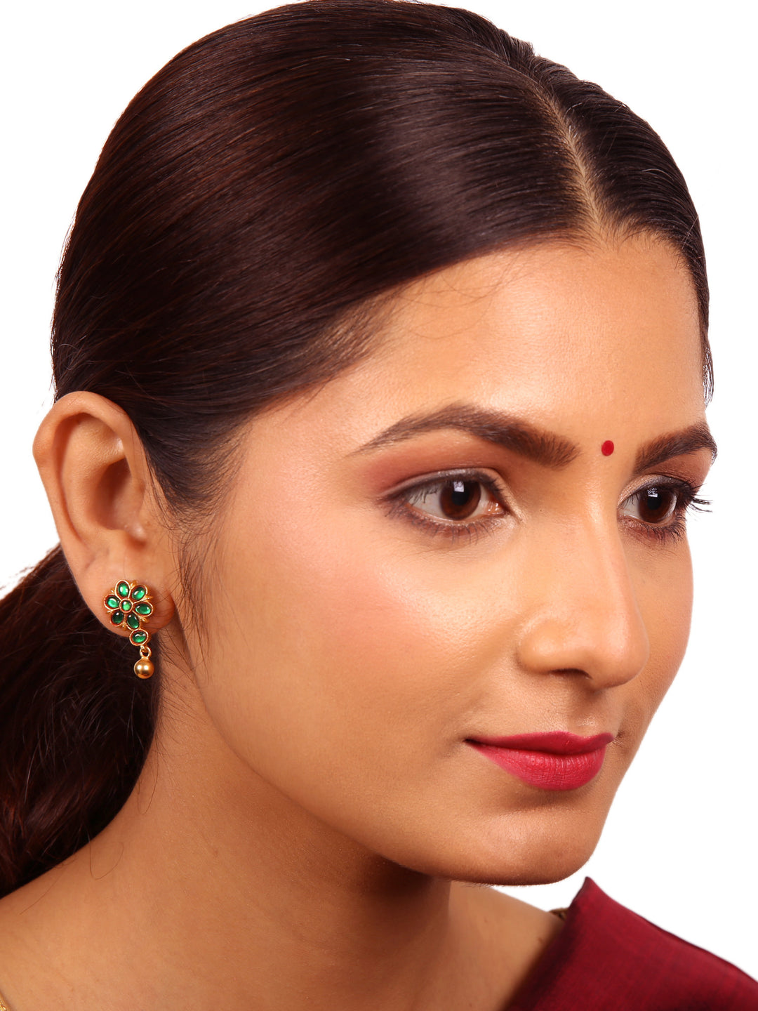 Malti stud - 925 silver gold polish
