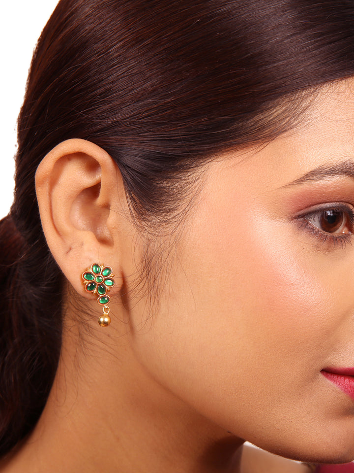 Malti stud - 925 silver gold polish