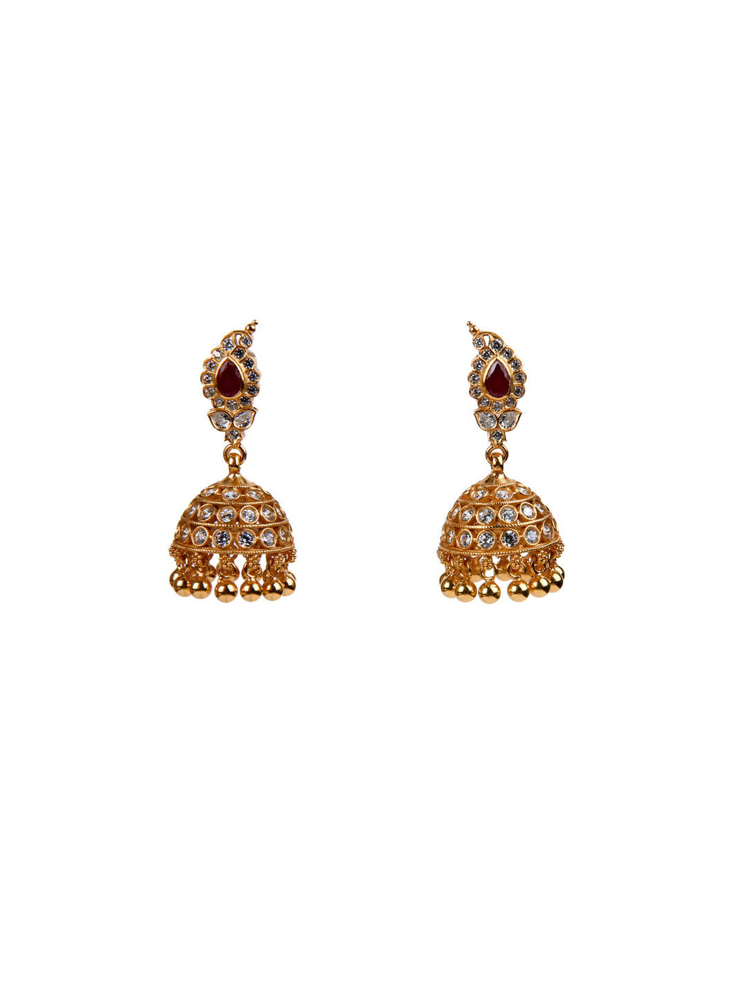Mango Malai Necklace - 925 silver gold polish