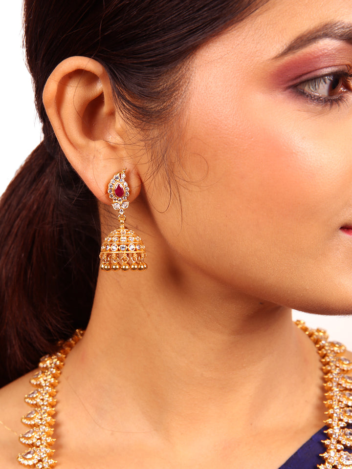 Mango Malai Necklace - 925 silver gold polish