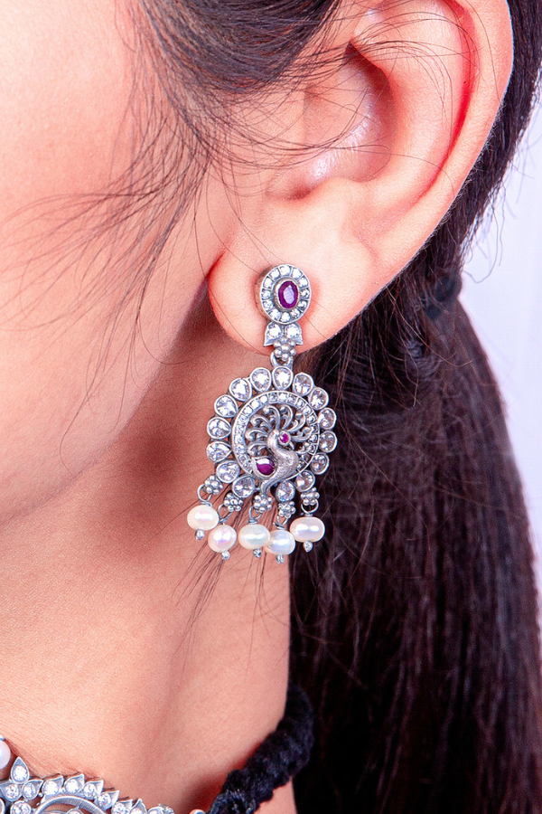 Manya Necklace - 925 oxidized silver