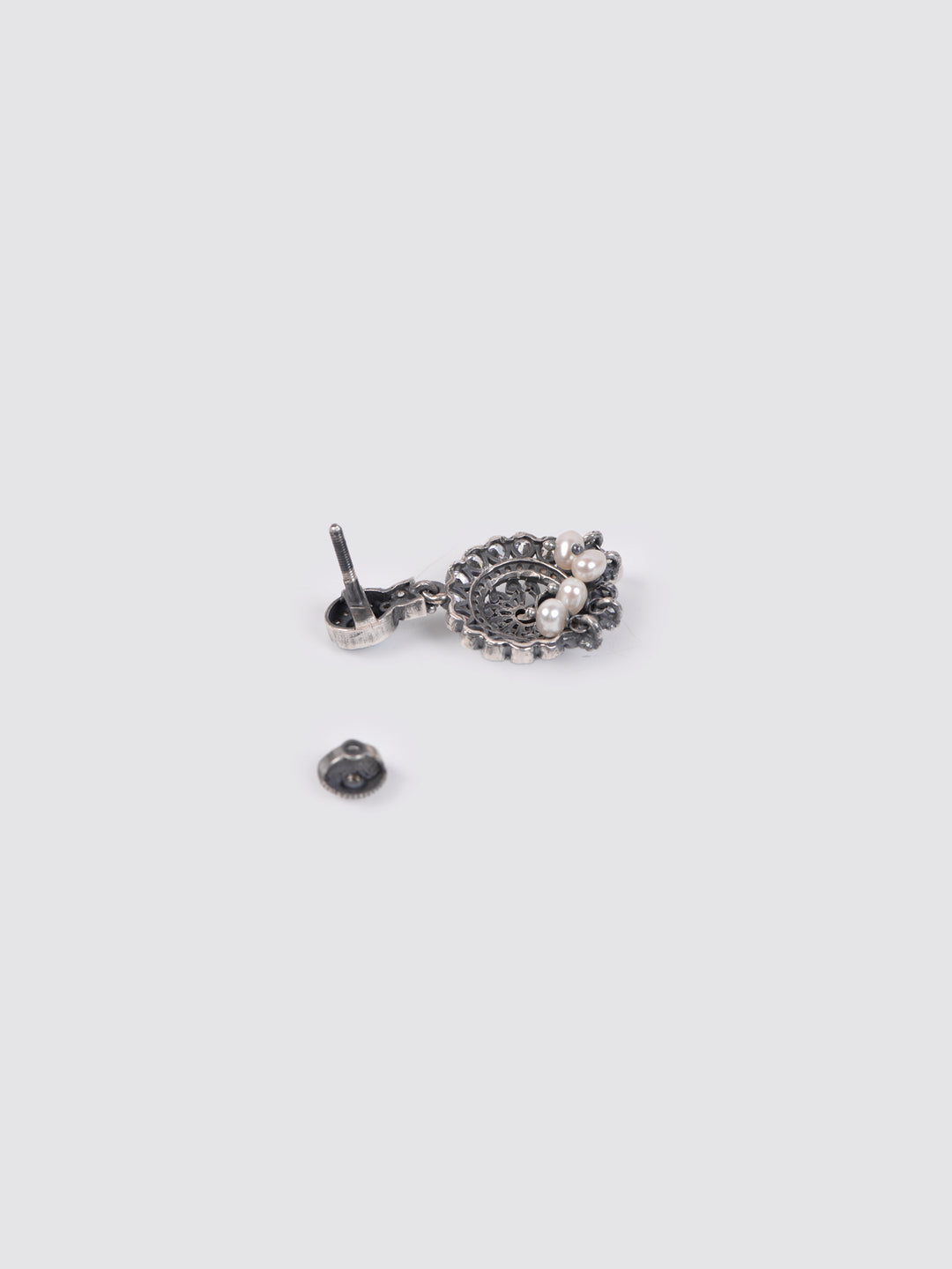 Mayil Necklace - 925 oxidized silver
