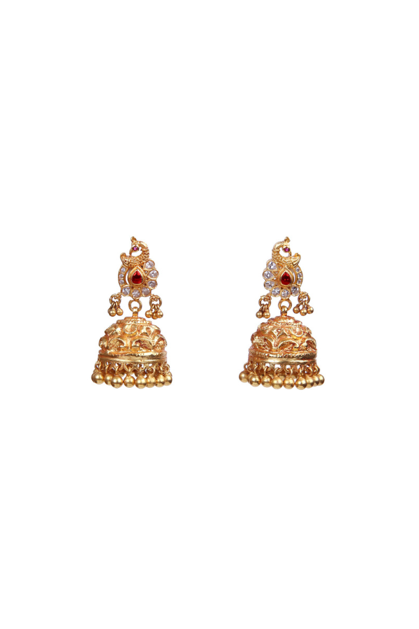 Sterling silver jewelry / Daily wear / 925 silver necklace / Jhumka