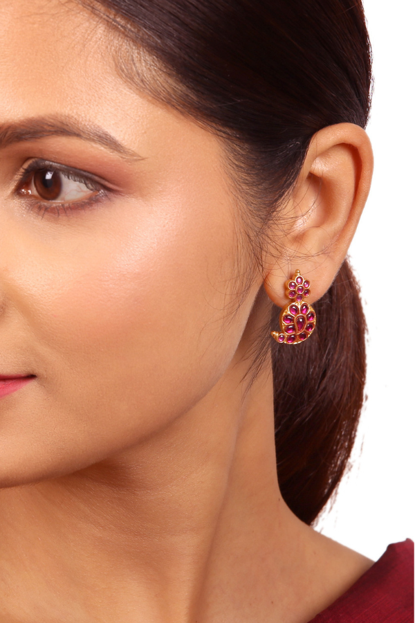 Mio Stud - 925 silver gold polish