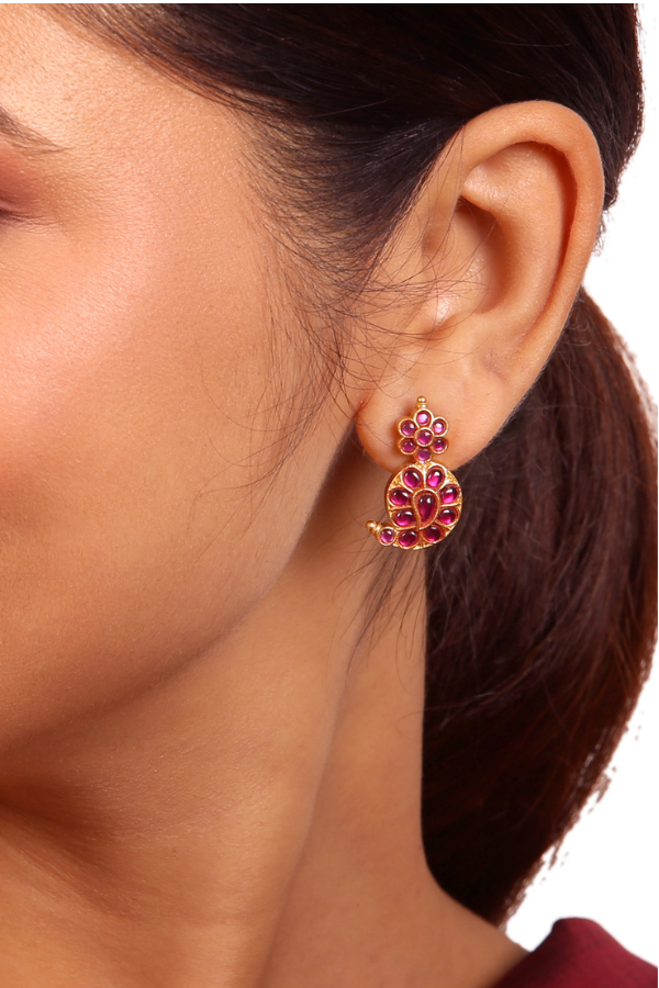 Mio Stud - 925 silver gold polish