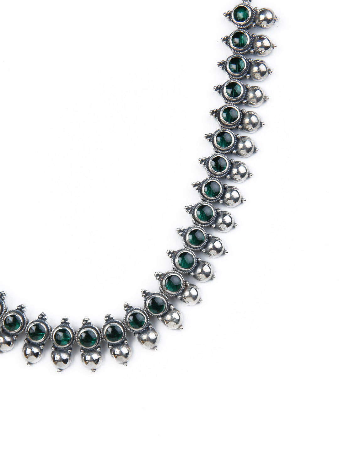 Mitra Necklace - 925 oxidized silver