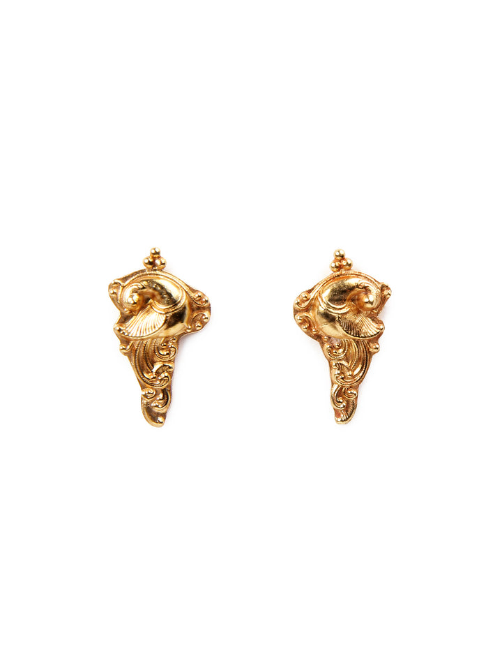 Monal Stud - 925 silver gold polish