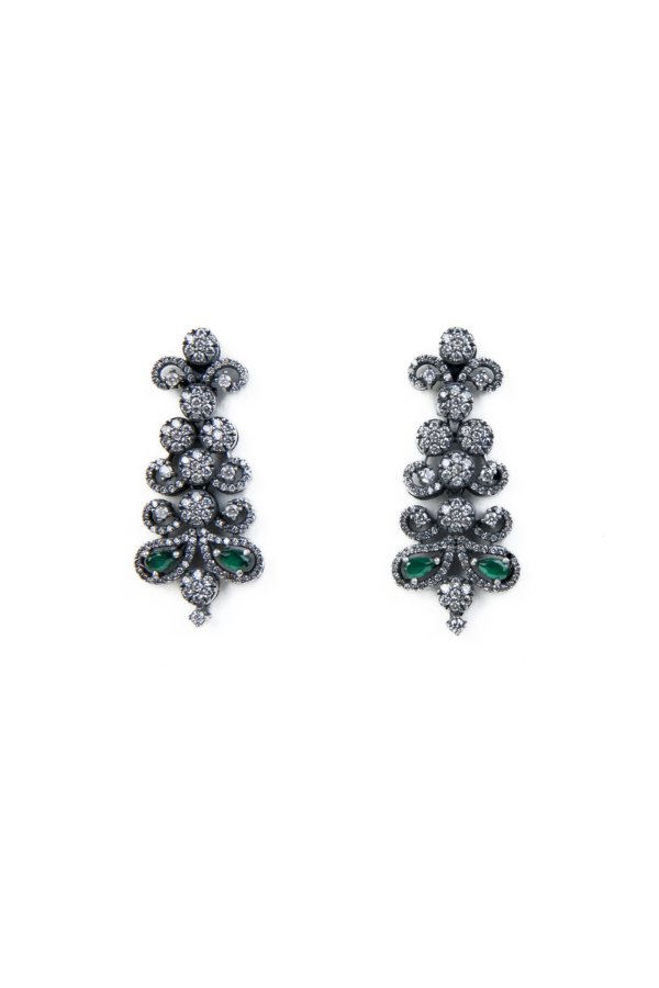 Mridula Necklace - 925 oxidized silver