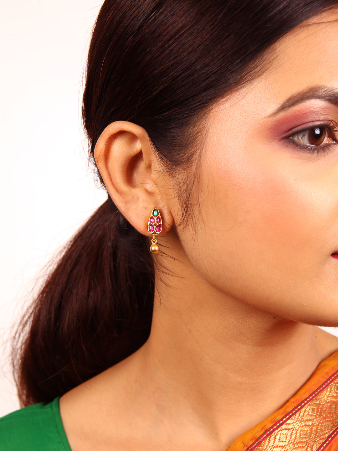 Mugai Studs - 925 silver gold polish