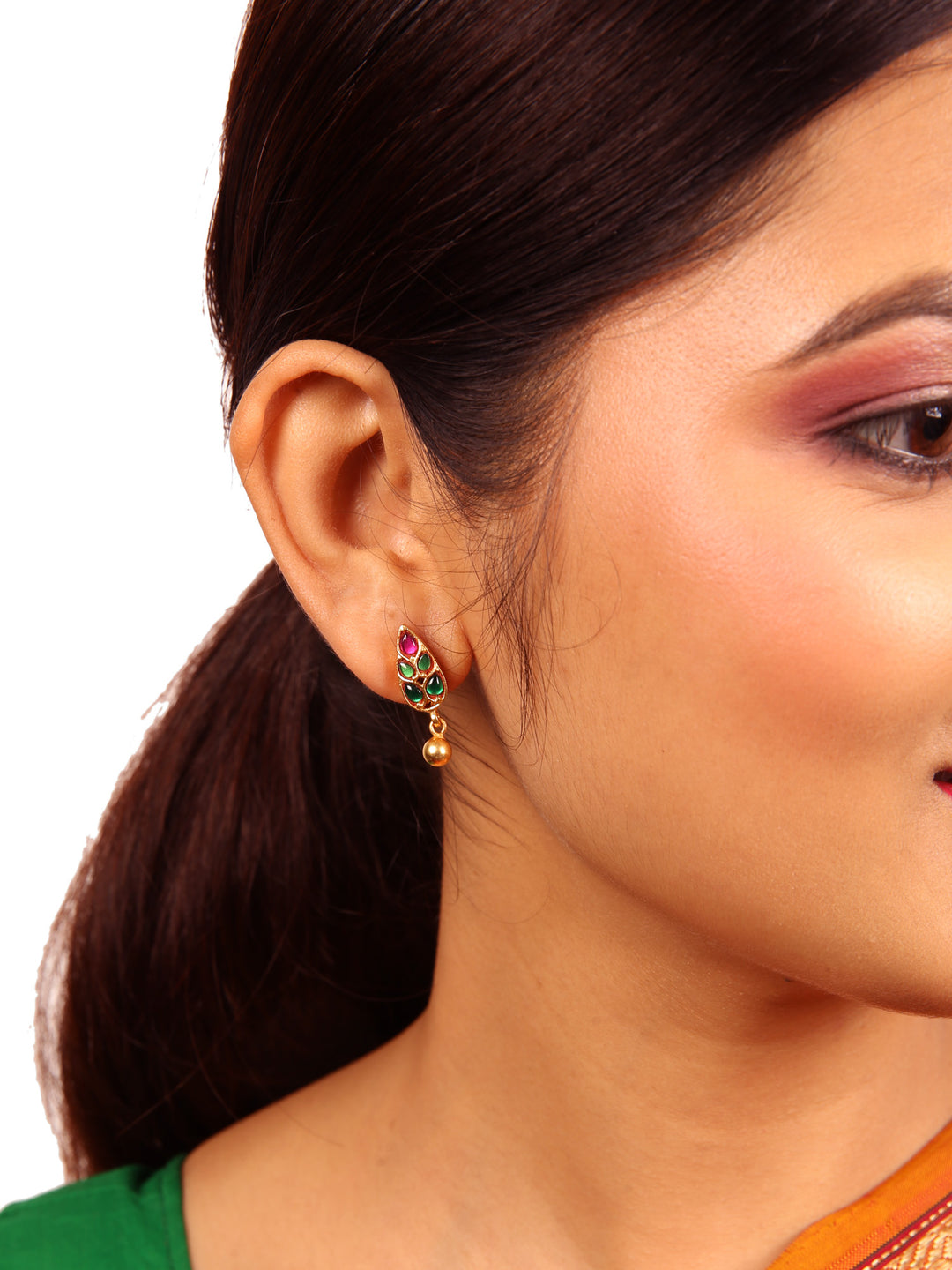 Mugai Studs - 925 silver gold polish