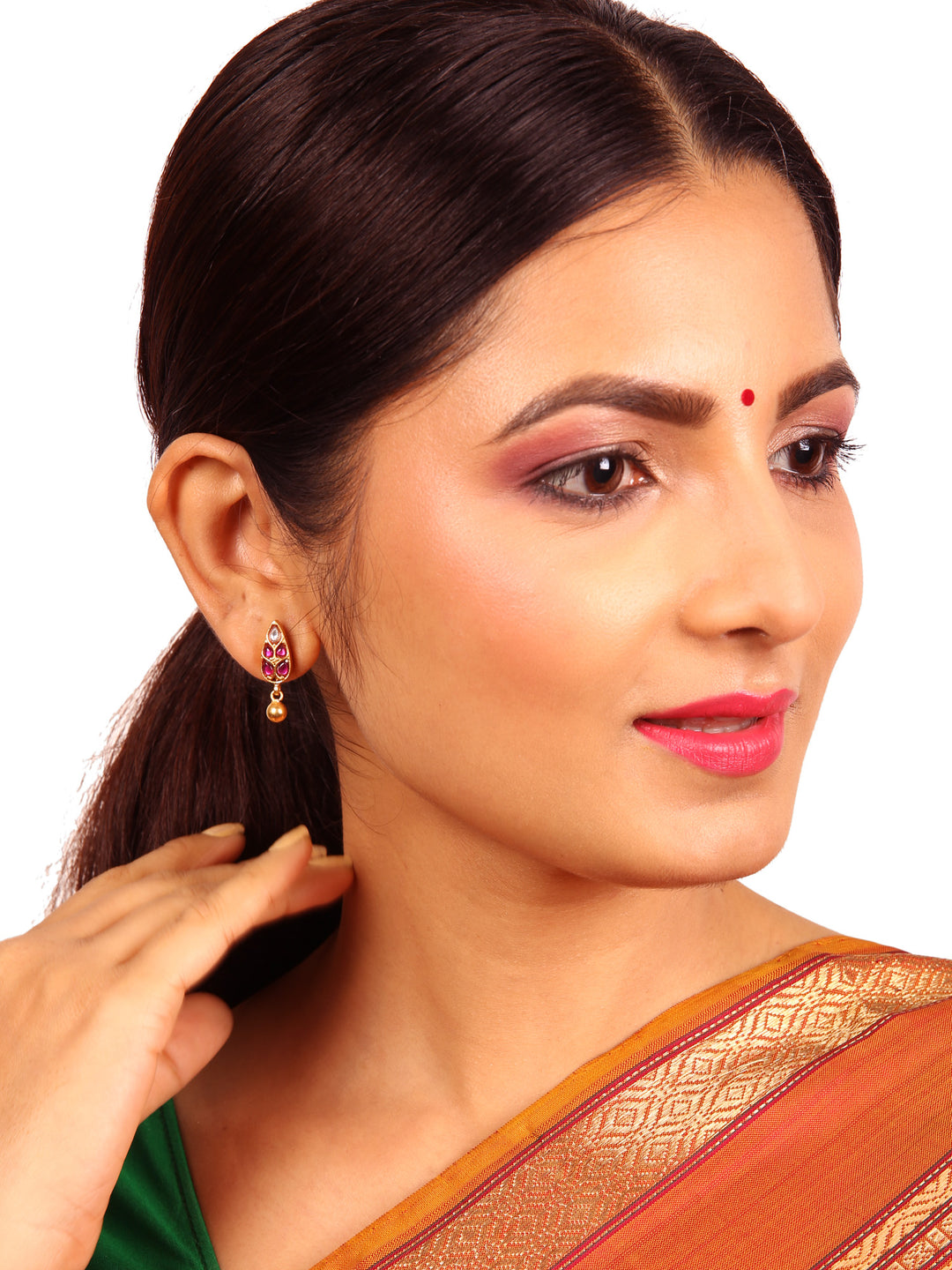 Mugai Studs - 925 silver gold polish