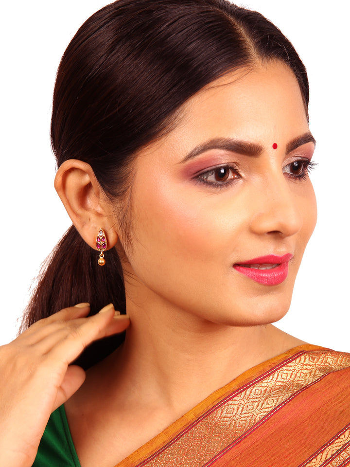 Mugai Studs - 925 silver gold polish