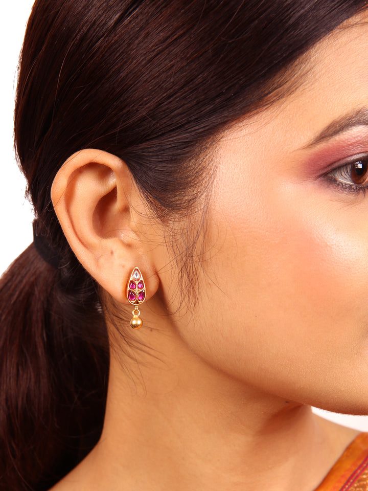 Mugai Studs - 925 silver gold polish