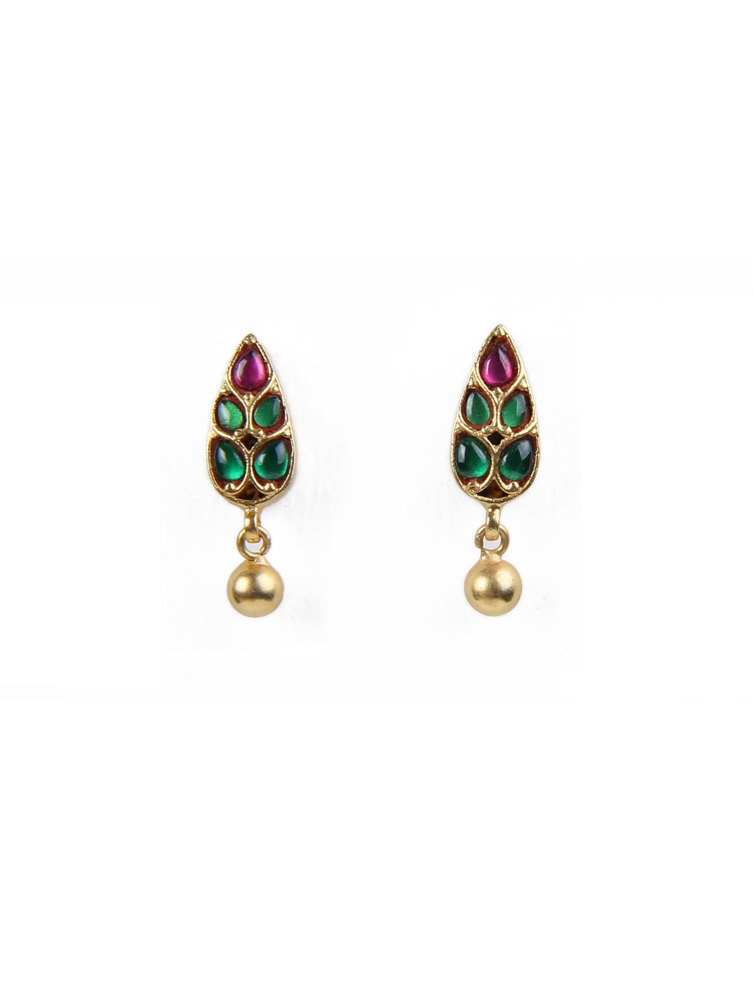 Mugai Studs - 925 silver gold polish