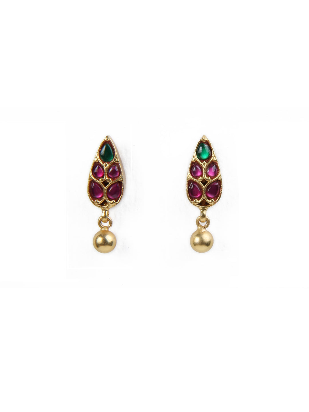 Mugai Studs - 925 silver gold polish