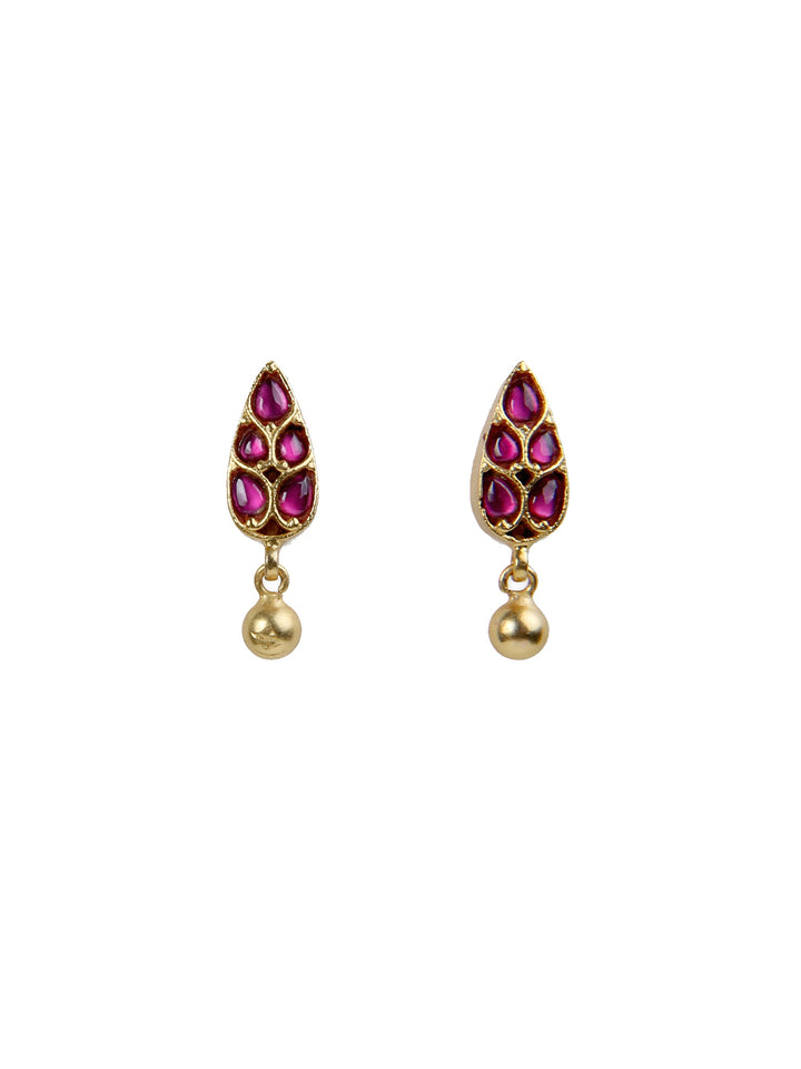 Mugai Studs - 925 silver gold polish