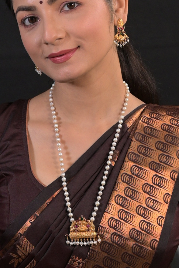 necklace and earrings