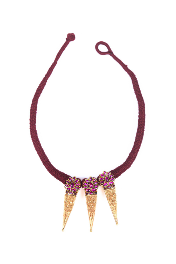 Varya Necklace-925 silver gold polish