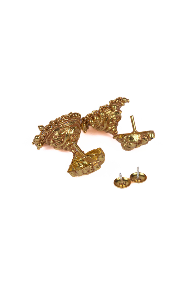 Krishna Radha Nagas Necklace-925 silver gold polish