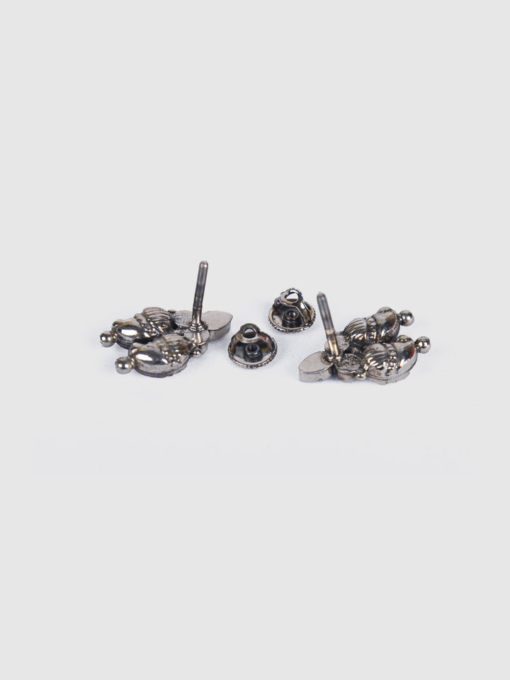 Turika Necklace-925 silver oxidized-temple jewelry-threaded necklace