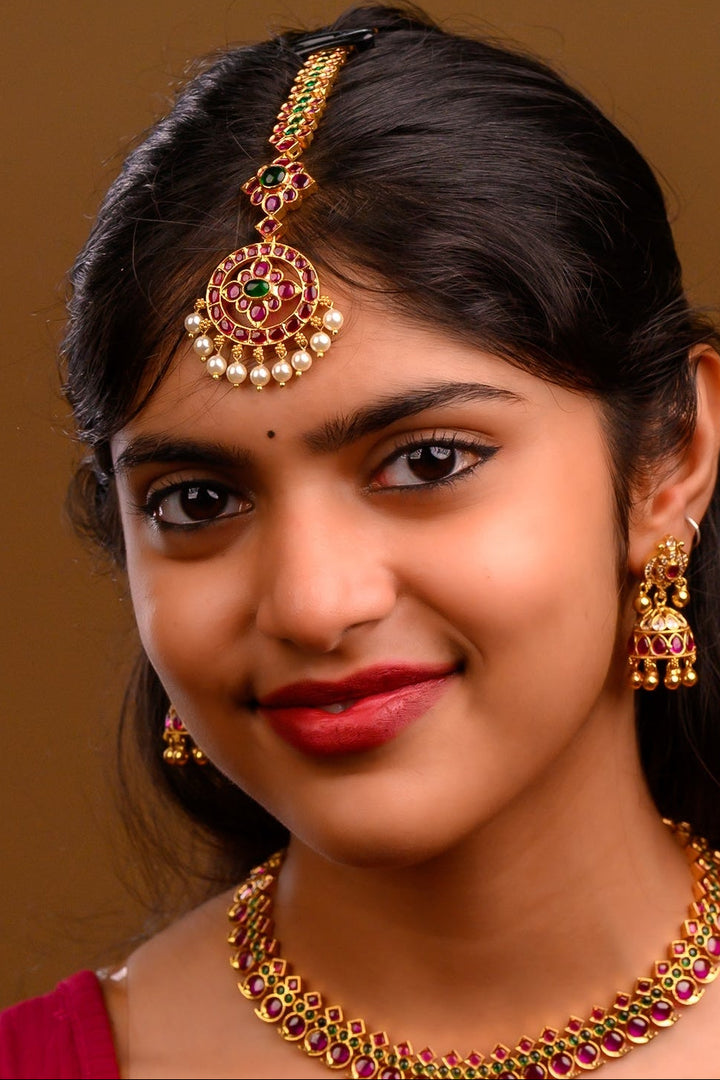 925 Silver Nethi Chutti -Maang tikka-Head ornament