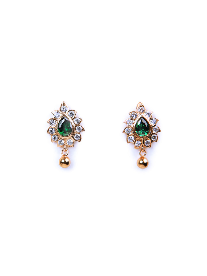 Nihana Stud - 925 silver gold polish