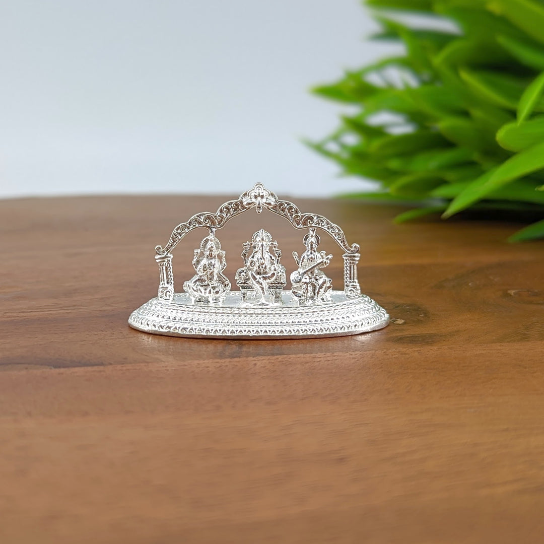 Pure silver statue- Silver god idol /Lakshmi /Ganesha - Saraswathi idol - 925 silver gift items- return gift for Navaratri & housewarming