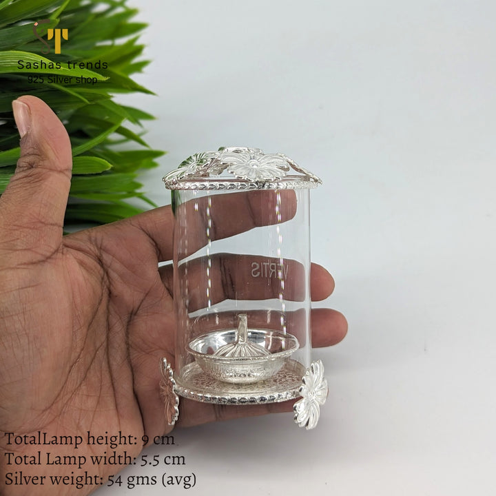 925 silver Akhand lamp