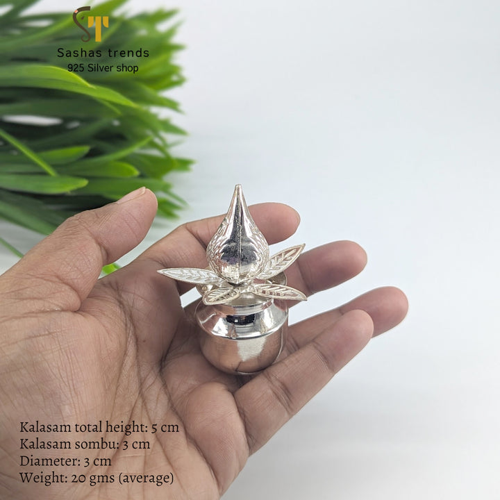 small kalasam / subh kalash/ purna kumbh/ mangal ghat / Silver gifts / Religious Items / Pooja Items